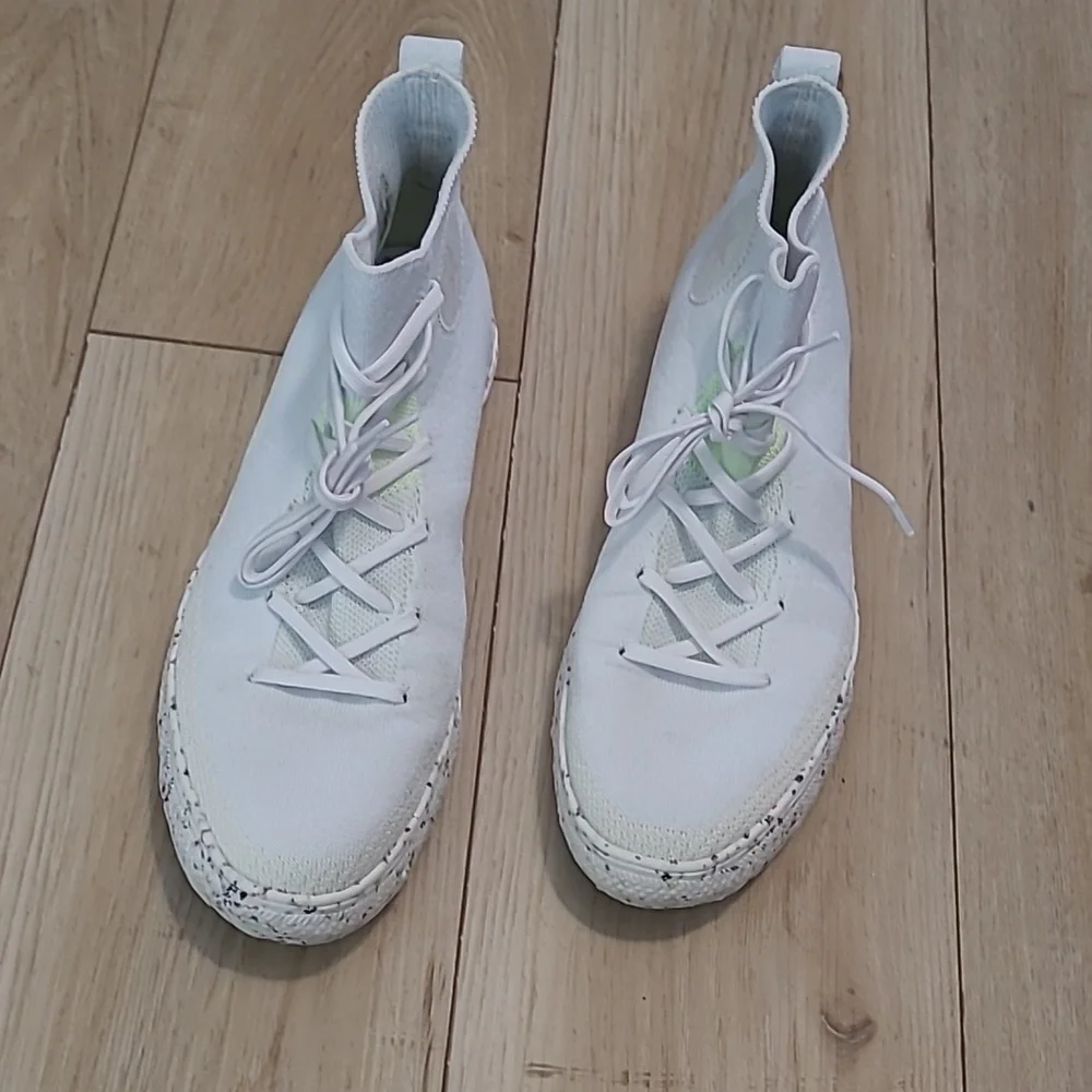 Converse Chuck Taylor All Star Crater Knit High Top White Men 10, Wom 12 - Picture 2 of 11